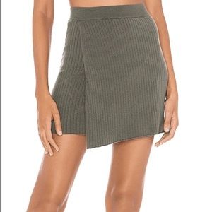 NWOT Free People Mod Skirt Olive- Size Medium